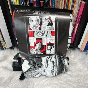 JUNJI ITO SLUG GIRL THROW BLANKET